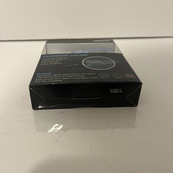 OMRON ~ Pedometer w/ USB HJ-322U Tri-Axis Technology 7 Day Memory ~ Open Box - Picture 4 of 7